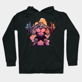 bear deadlift Hoodie